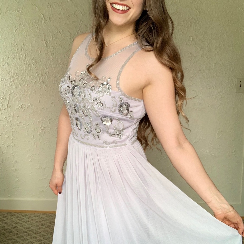 Altar’d State Vusen Grey Maxi Dress